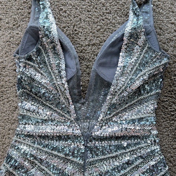 Jovani **Unworn** Bedazzled Mini Dress - Picture 6 of 7